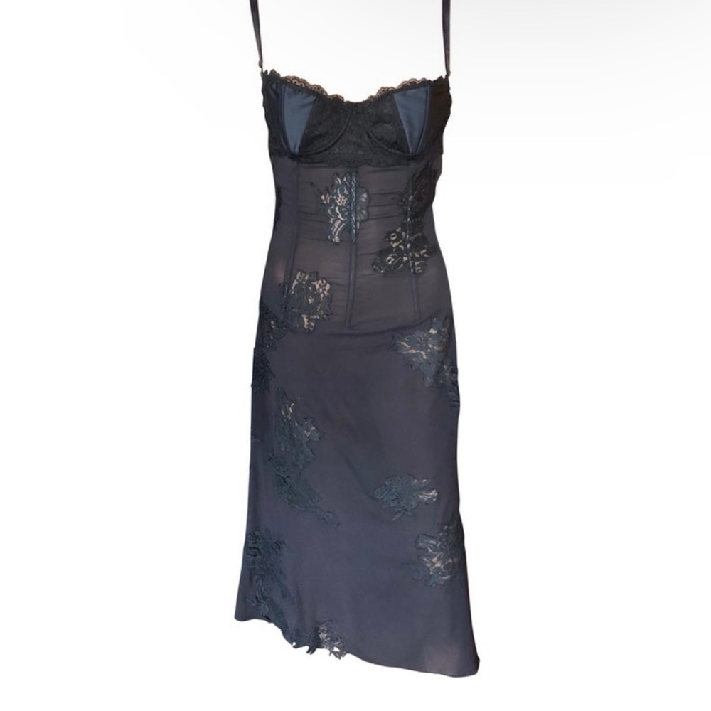 🖤SOLD🖤VINTAGE DOLCE & GABBANA BLACK CORSET BUSTIER DRESS 2002